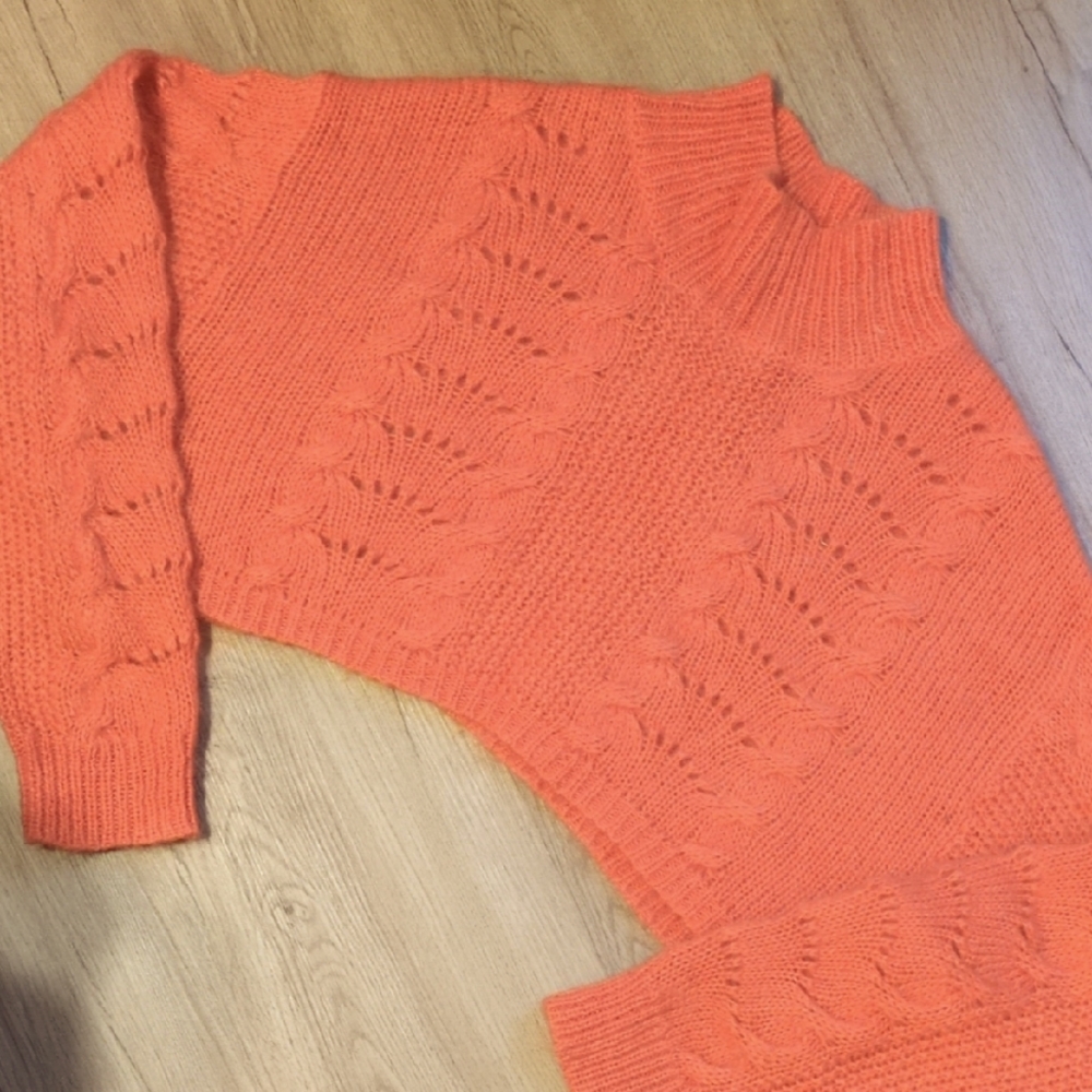 Free People Cropped Mohair sweater